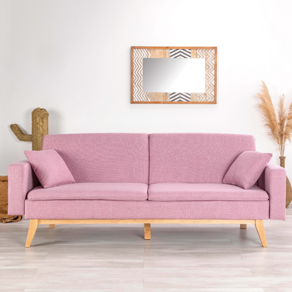 Color Rosa Claro Sillon Cama 1 Plaza Elegante Sillon Cama Benny De Sofas  Cama Bonaldo Sofas C