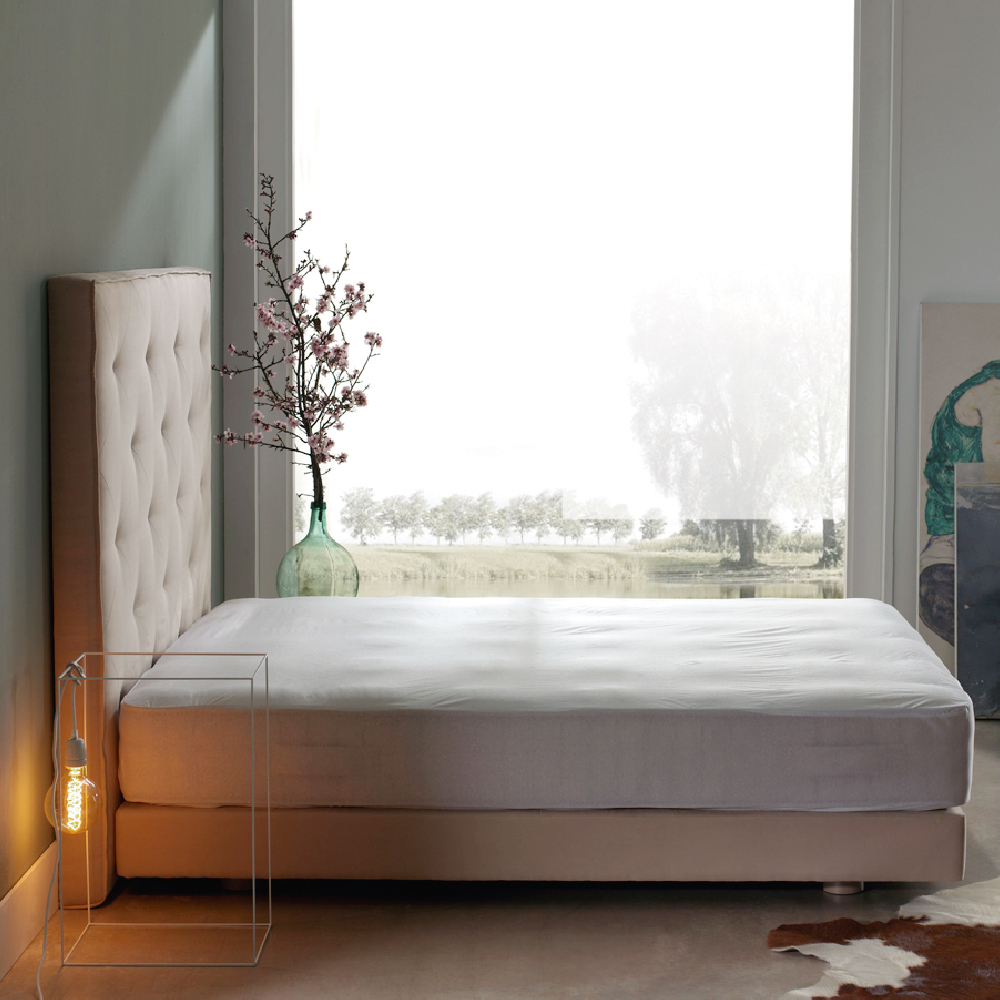Transpirable e Impermeable 80 x 190/200 cm Oasis Protector de colchón 200x80x28 cm Blanco 100% Tencel 