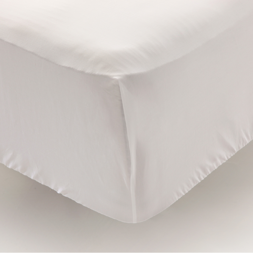 Ropa de cama familiar súper suave Luxry de alta calidad 100% algodón jersey  sábana bajera (cama SuperKing) lavable a máquina, tela transpirable, 180 x