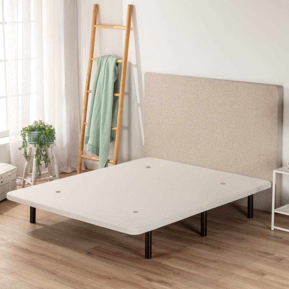 BRASÖY Base cama+6 patas, blanco, 135x190 cm - IKEA